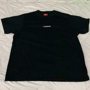 Black international Supreme Tee